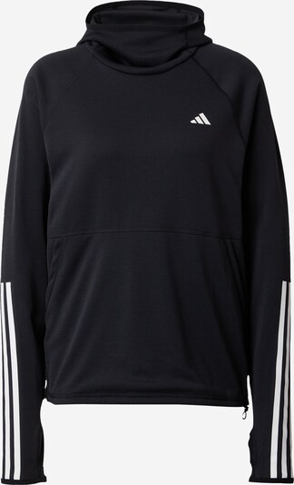 ADIDAS PERFORMANCE Sportsweatshirt 'Own The Run' in schwarz / weiß, Produktansicht
