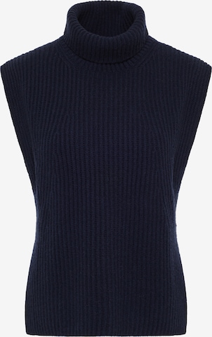 ETERNA Knitted Vest in Blue: front