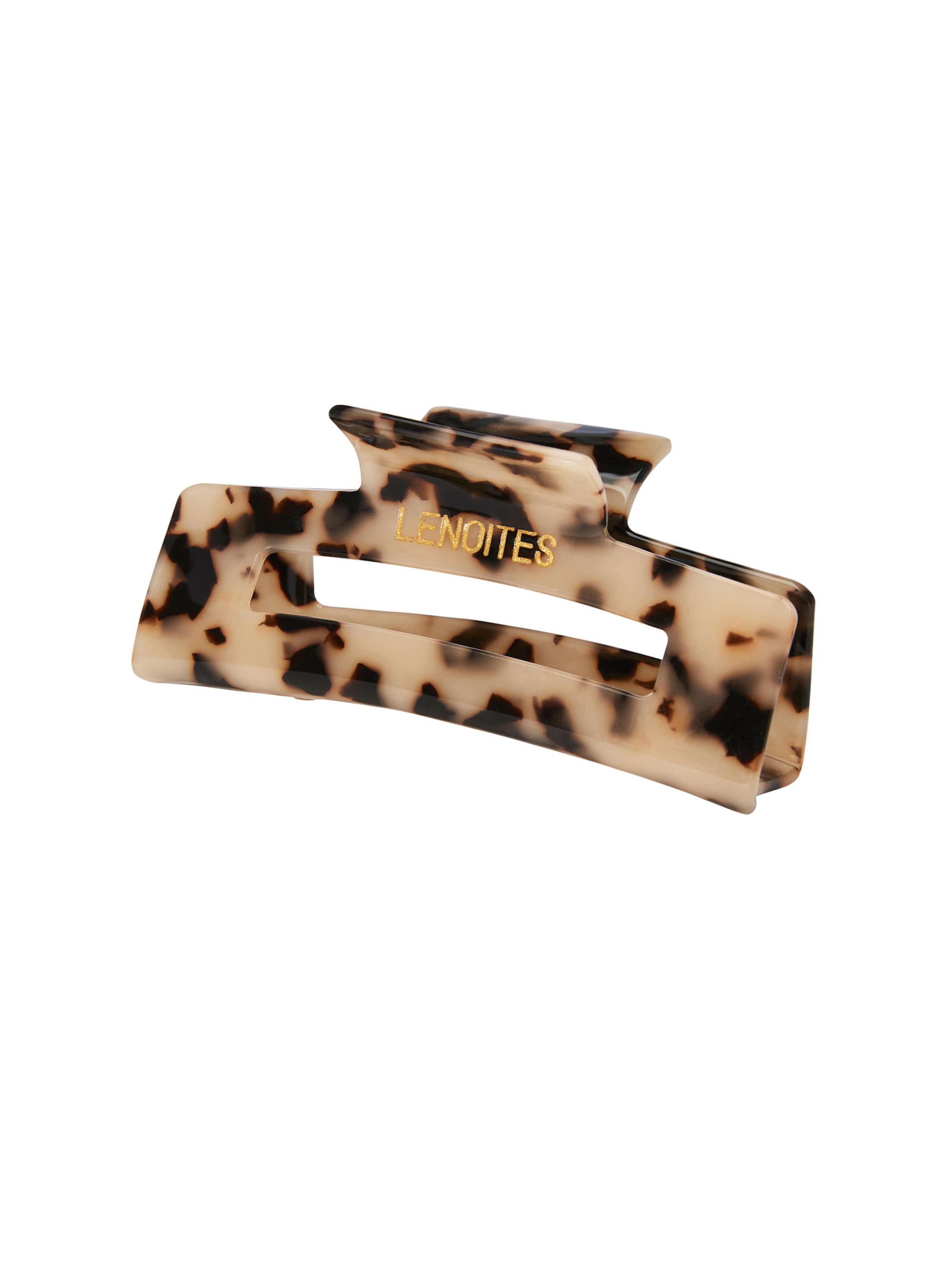 Lenoites Haarschmuck 'Leopard' in Beige: Vorderseite