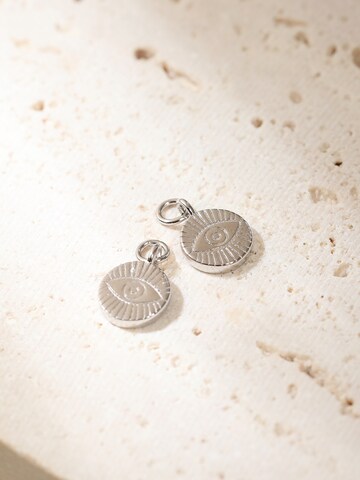 Hey Happiness Ohrringe 'Evil Eye' in Silber
