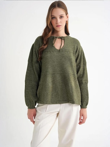 Pull-over 'Pullover' MixRay en vert : devant