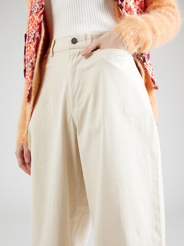 Wide leg Pantaloni 'Florida' di Lollys Laundry in beige