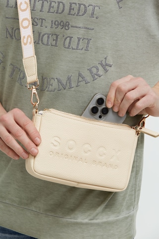 Soccx Handbag in Beige