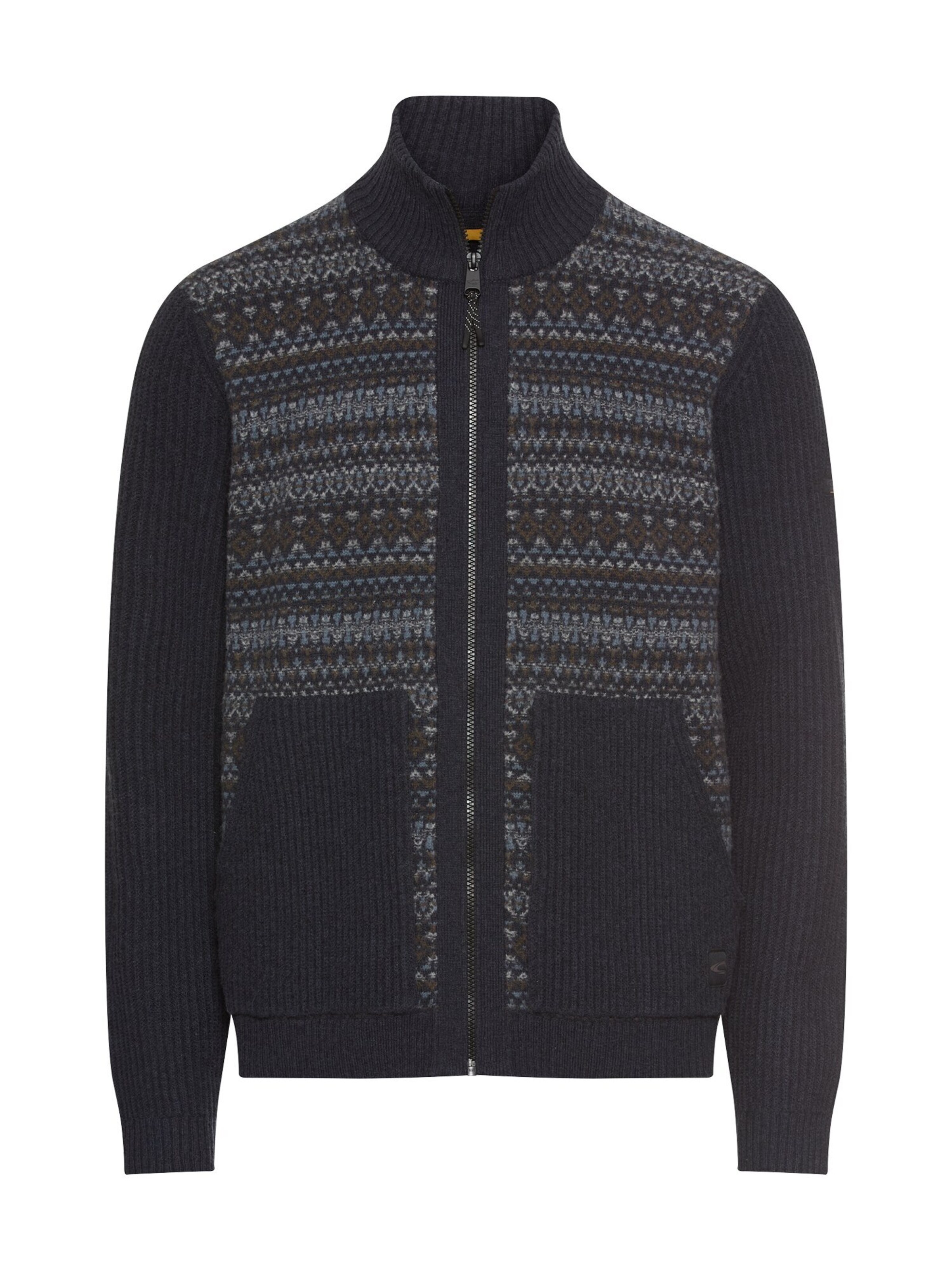 CAMEL ACTIVE Strickjacke in Grau: Vorderseite