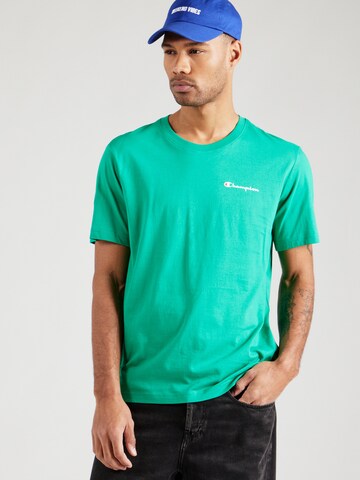 Maglietta di Champion Authentic Athletic Apparel in verde: frontale