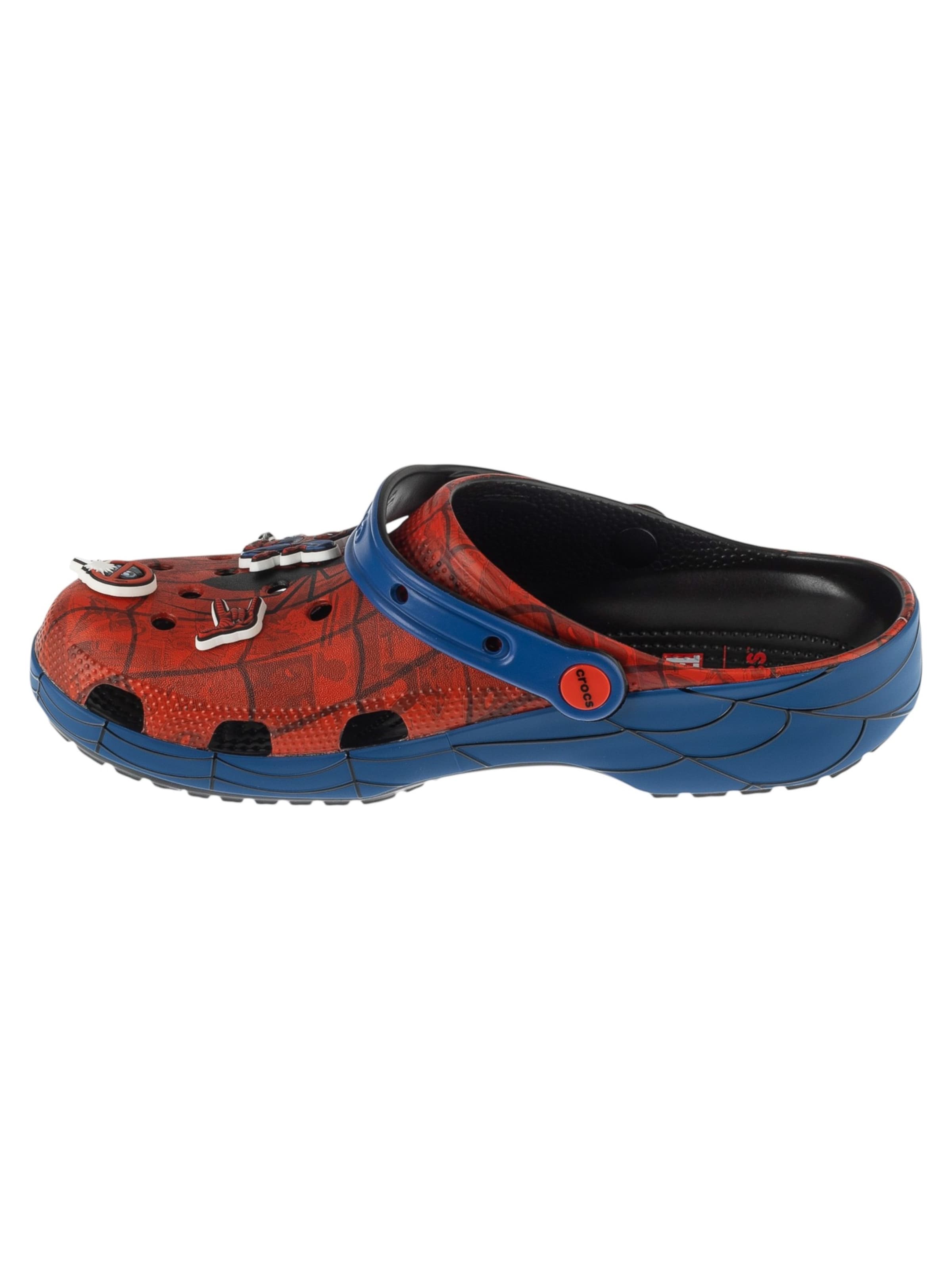 Crocs Clogs 'Classic Spiderman Web'‌ in Rot