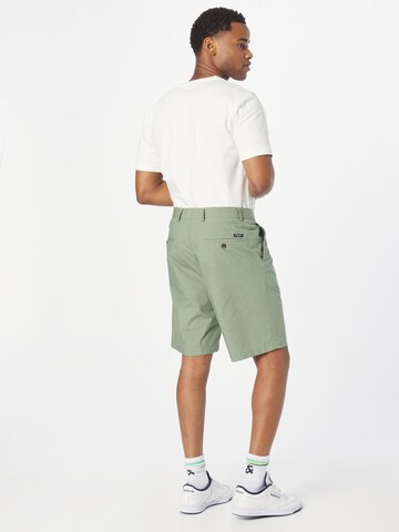 SCOTCH & SODA Normální Kalhoty se sklady v pase – zelená