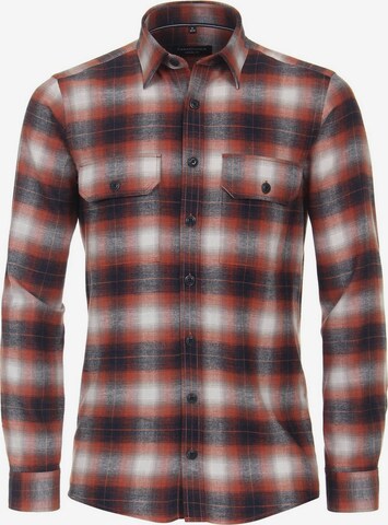 VENTI Regular fit Button Up Shirt in Orange: front