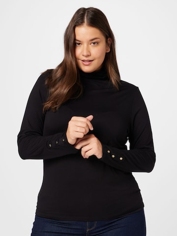 Dorothy Perkins Curve Shirt in Black: front