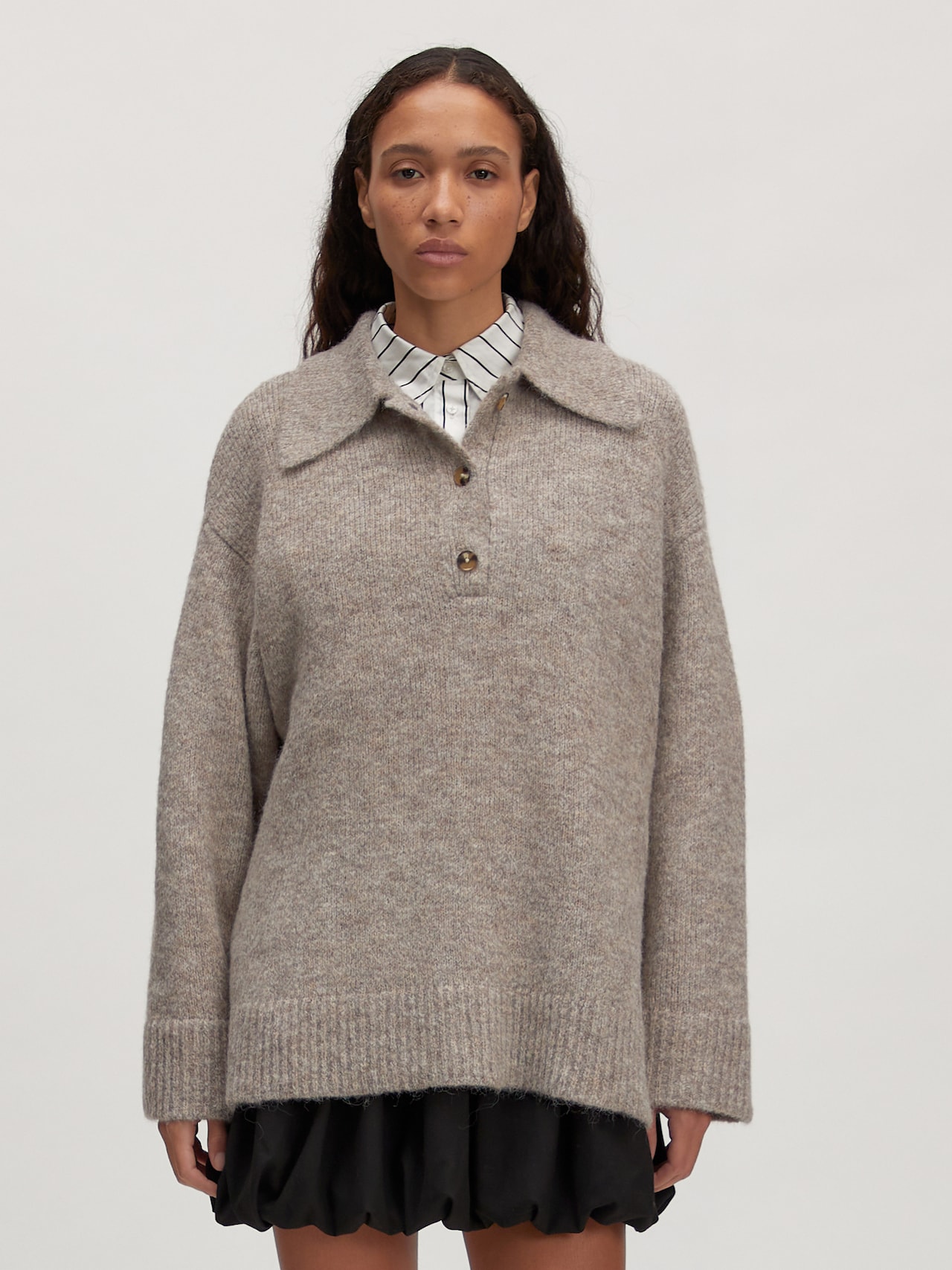 EDITED Pullover 'Laiani' beige