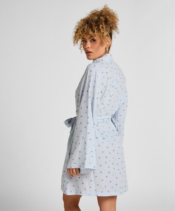 Hunkemöller Bathrobe short in Blue