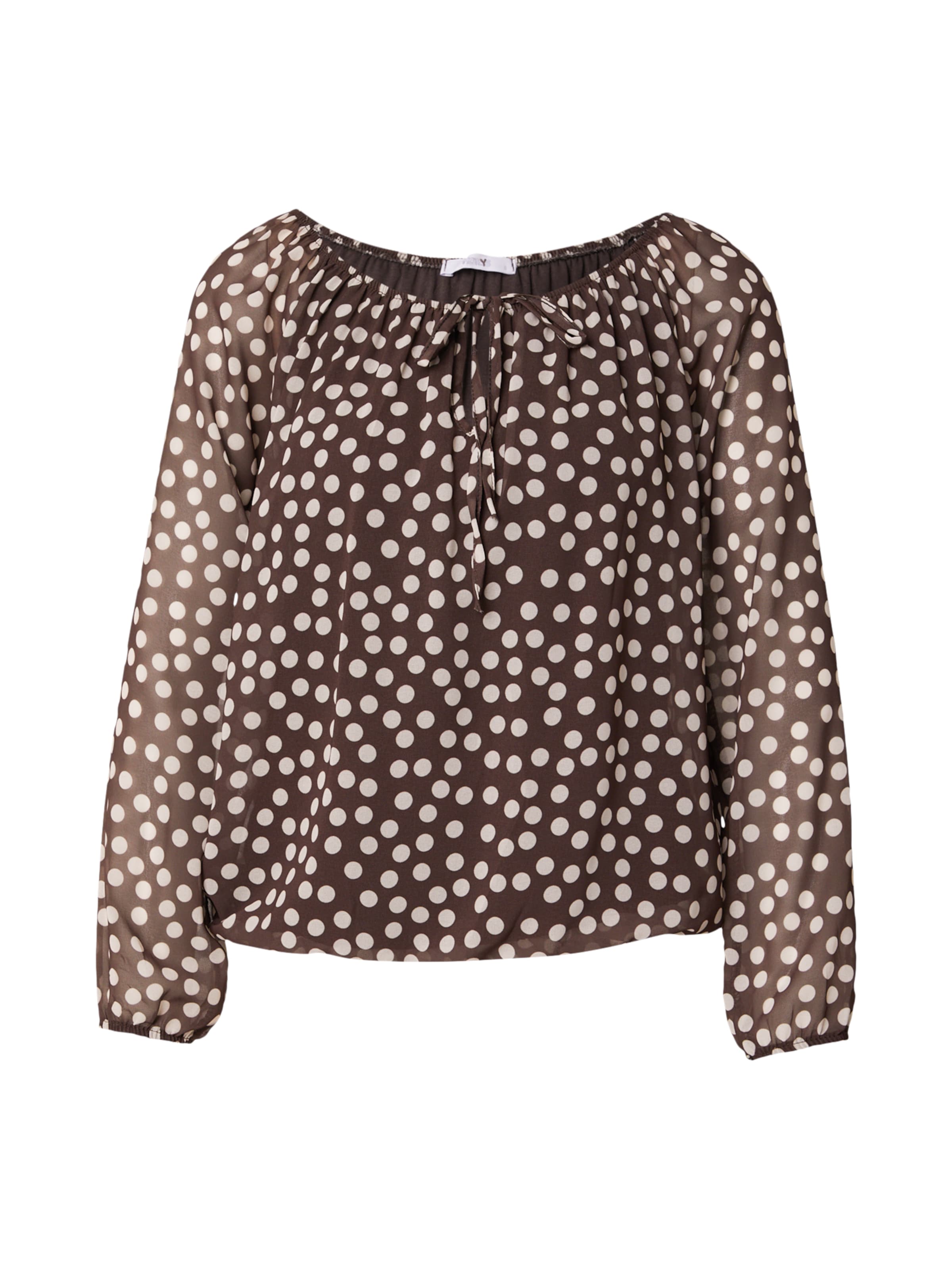 Camicia da donna 'Ca44ra' di Hailys in marrone: frontale