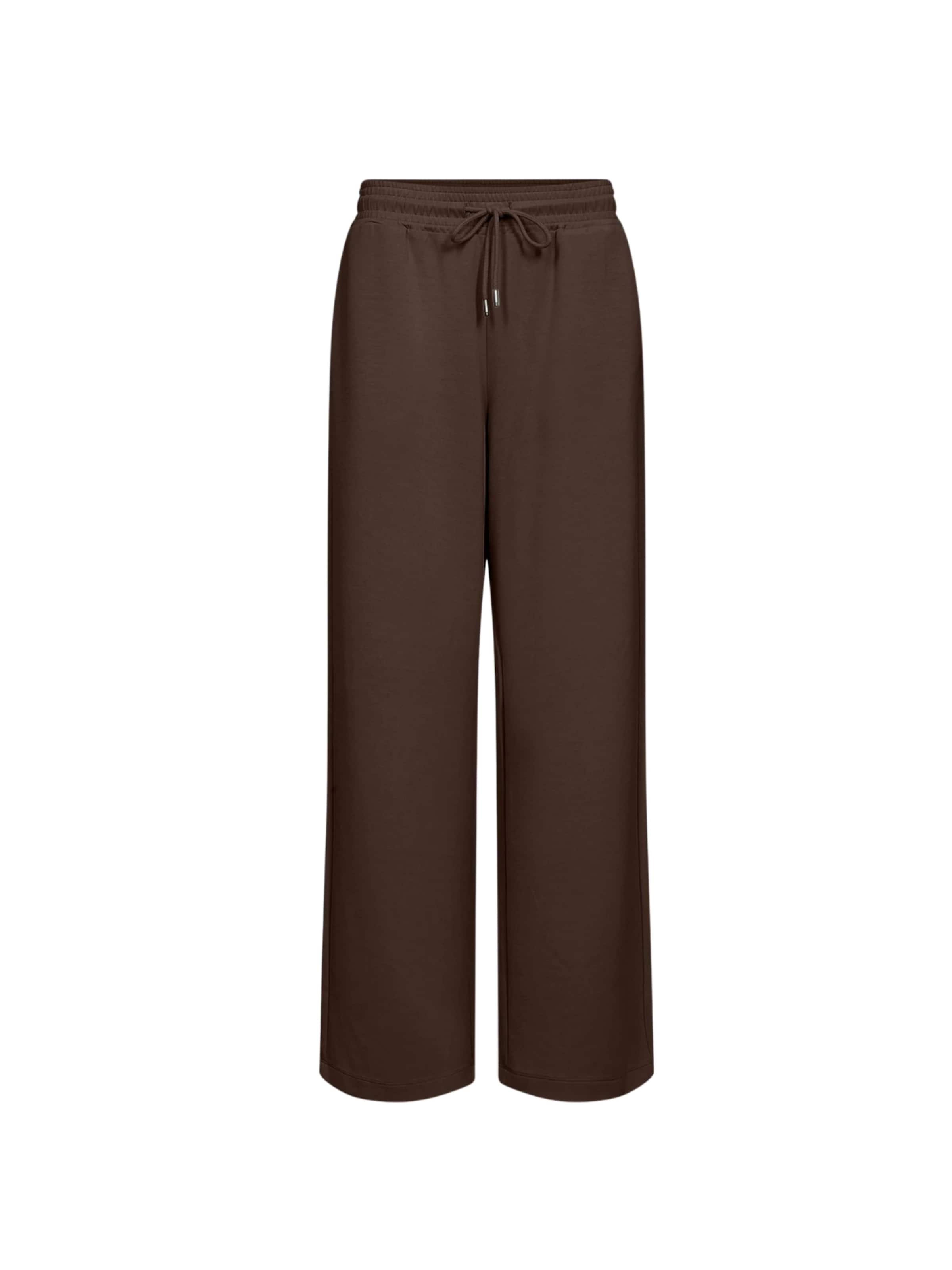 Wasabi Concept Regular Trousers ' WA-SEBINA 80 ' in Brown: front