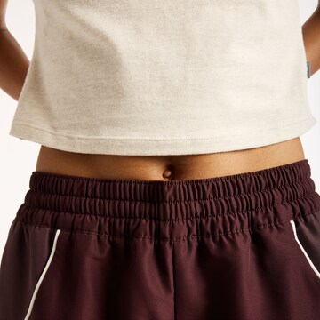 new balance Wide leg Trousers 'Trackside Woven Pant' in Red