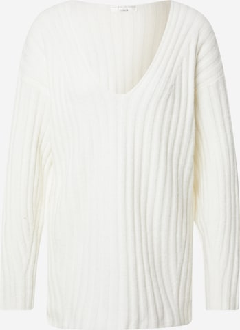 Guido Maria Kretschmer Collection Sweater 'Jolin' in White: front