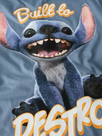 NAME IT Tričko 'NKMNILA STITCH' - Modrá