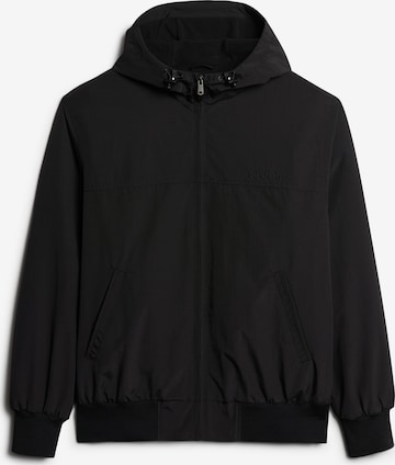 Superdry Übergangsjacke in Schwarz: predná strana