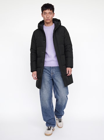 JACK & JONES Winterjas 'JJEBECKS' in Zwart