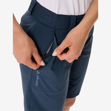 VAUDE Regular Outdoor Pants 'Farley STS II' in Blue
