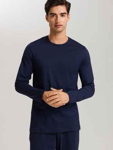 T-Shirt ' Night & Day ' Hanro en bleu : devant