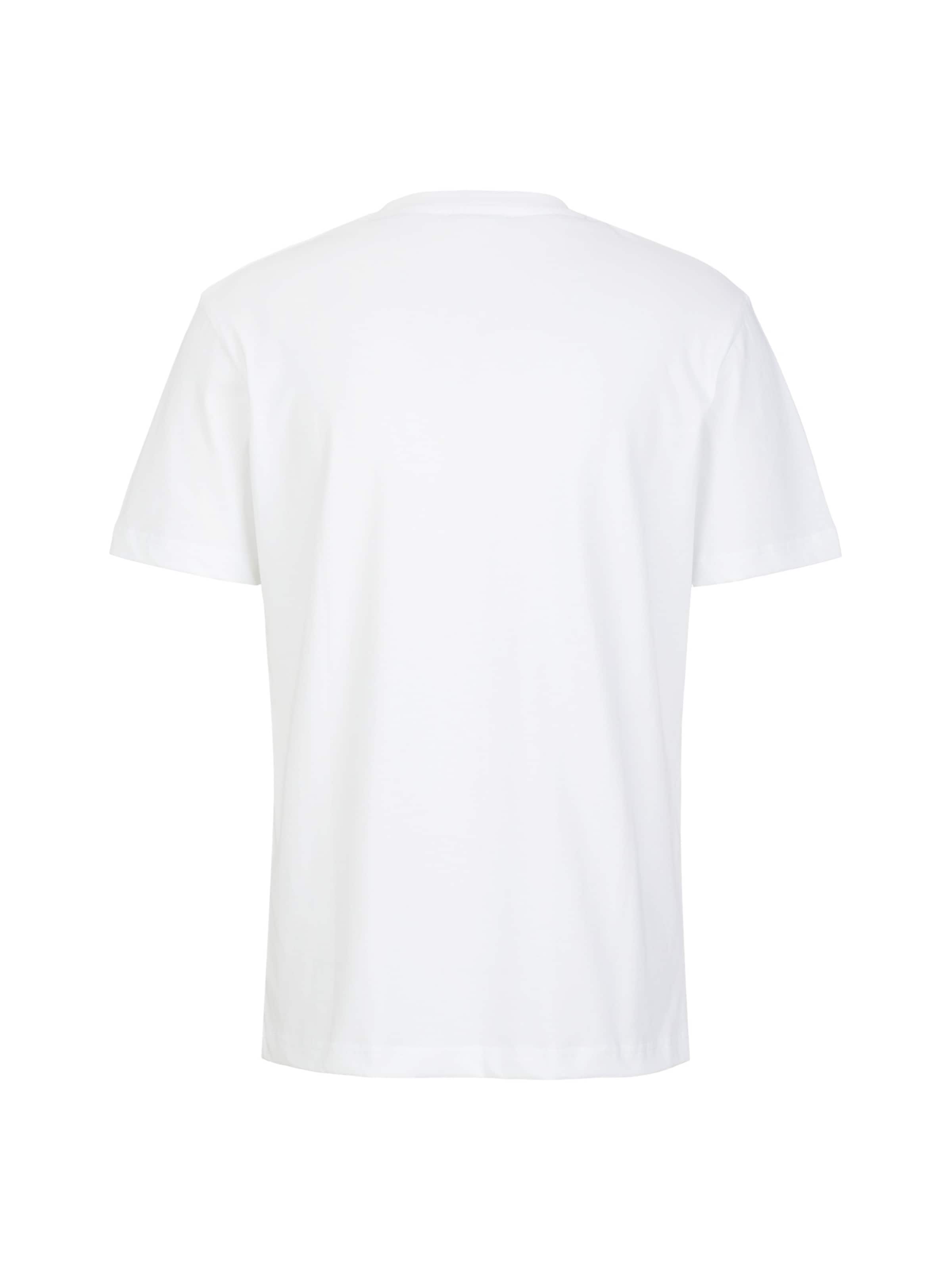 19V69 ITALIA Тениска 'Rafael Carrier 5' в бяло