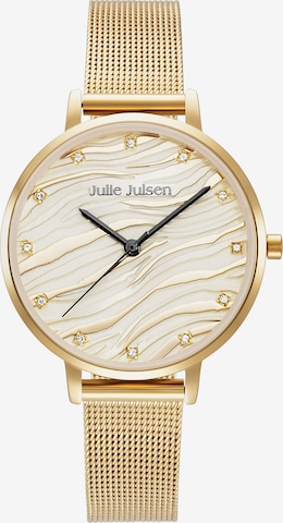 Julie Julsen Analog Watch in Gold: front