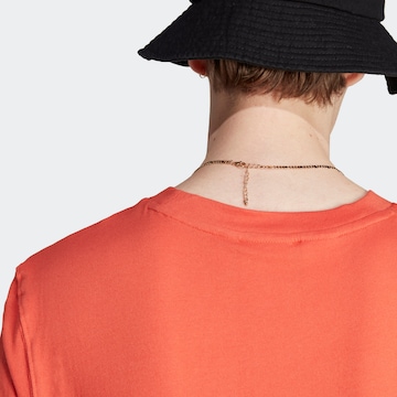 ADIDAS ORIGINALS - Camisa 'Trefoil Essentials' em laranja