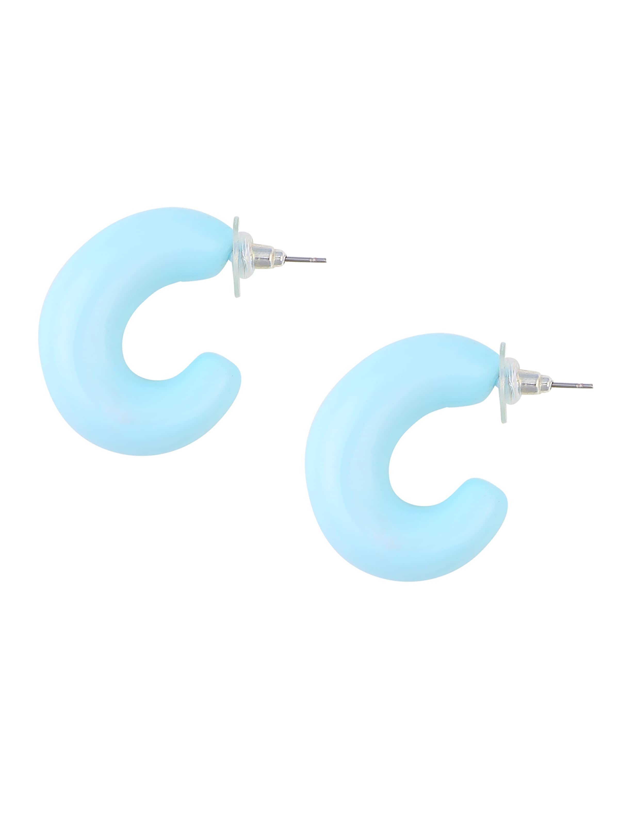 SOHI Örhängen 'Kirpa' i blå: framsida