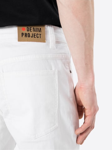 Denim Project Slimfit Jeans 'Mr. Red' i hvit