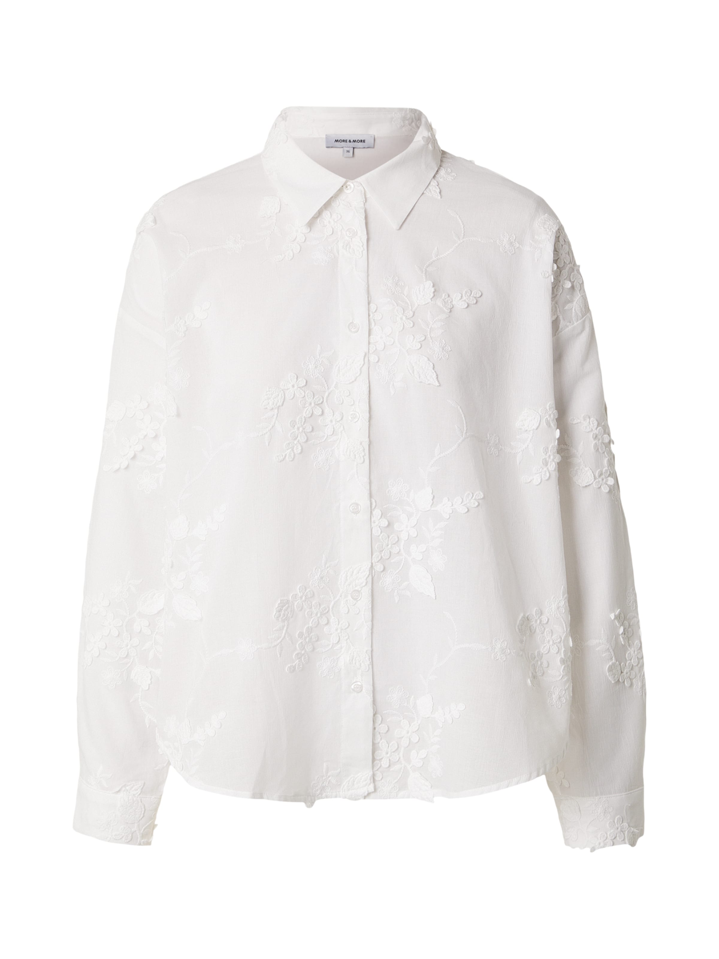 MORE & MORE Blouse in White: front