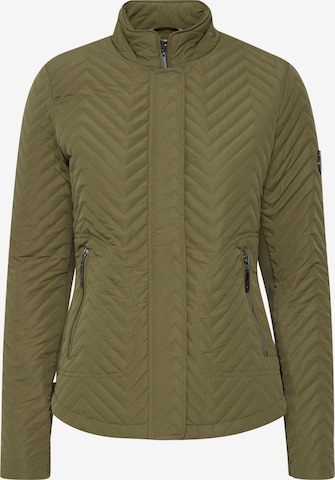 Fransa Between-Season Jacket 'FRESFIT' in Green: front