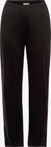 Hanro Pajama Pants 'Grand Central' in Black: front