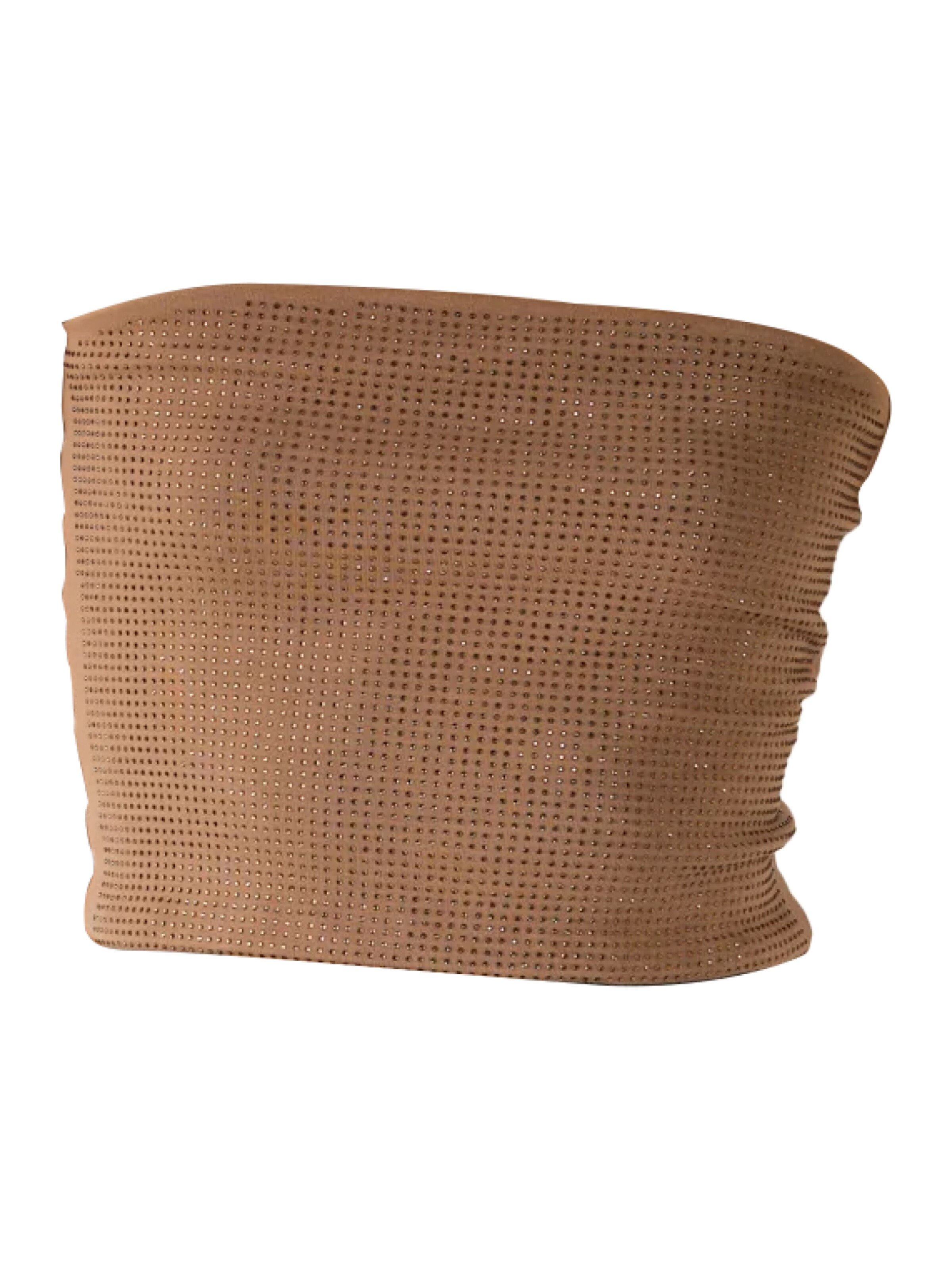 No Matter What Top in Bruin: voorkant