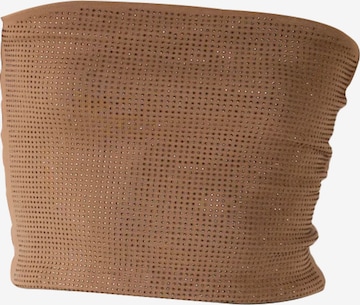 No Matter What Top in Braun: Vorderseite