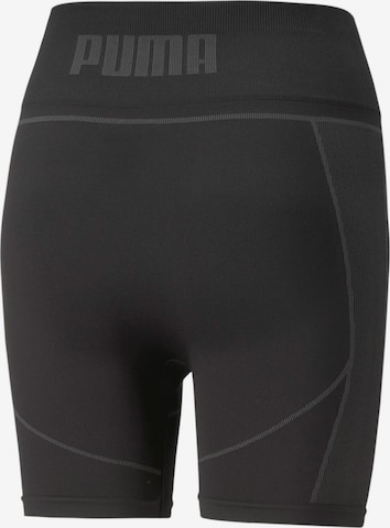 PUMA Skinny Sportshorts in Schwarz