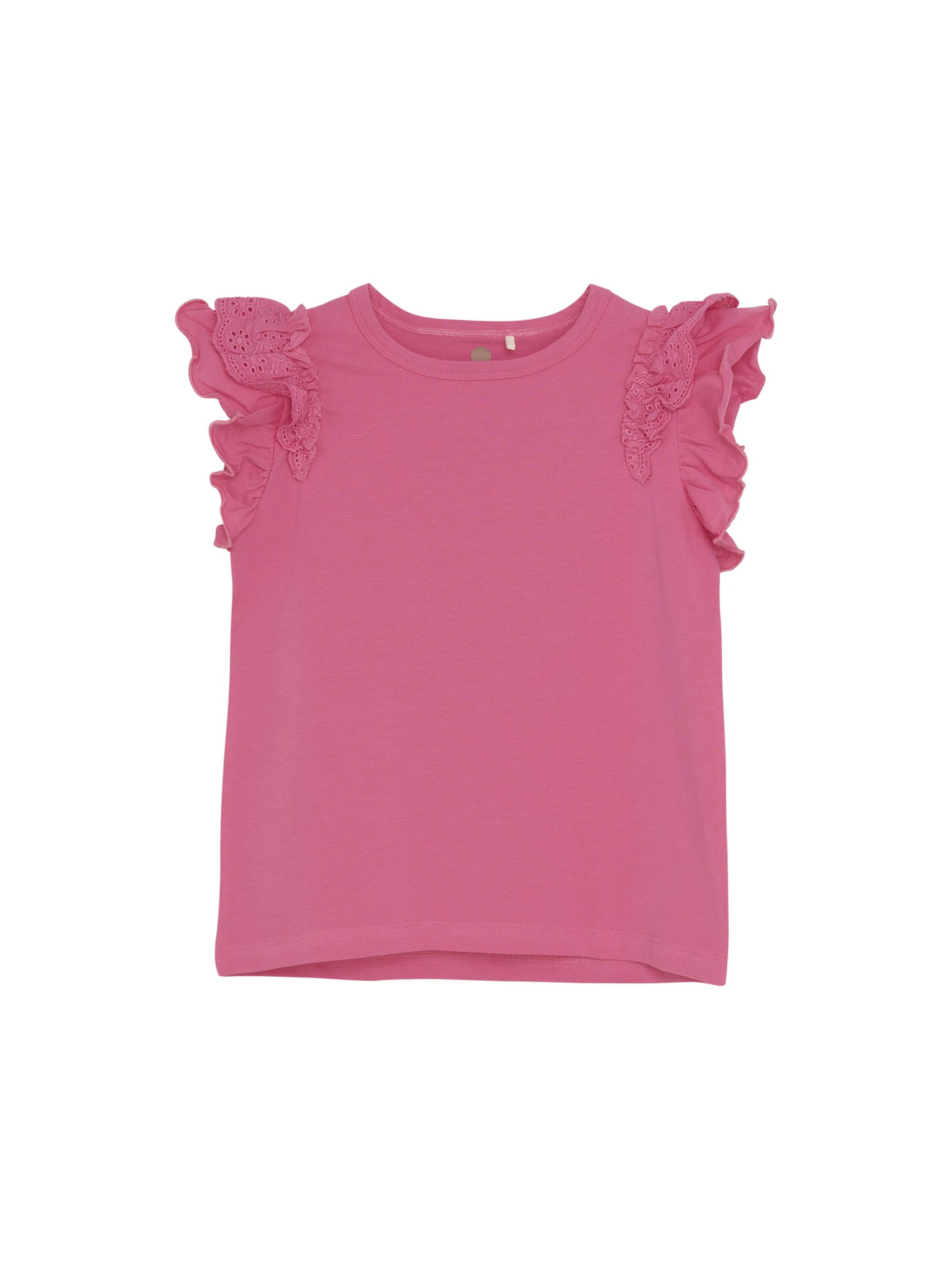 EN FANT - Top ' ENT-shirt SS ' em rosa: frente