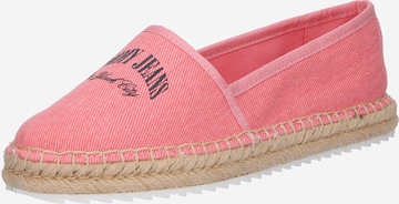 Tommy Jeans Espadrilles 'VARSITY' in Pink: front