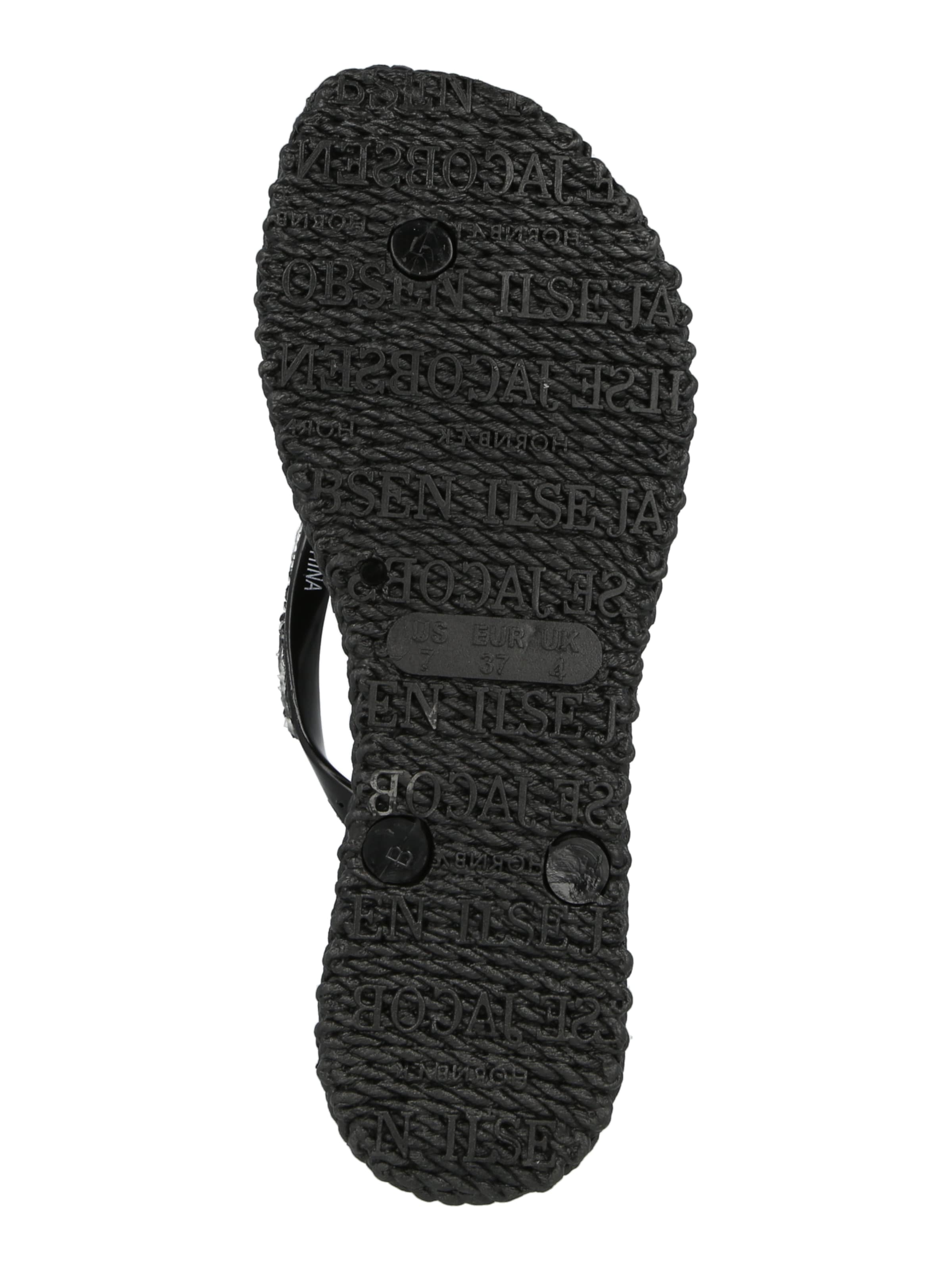 ILSE JACOBSEN Σαγιονάρες διχαλωτές σε μαύρο