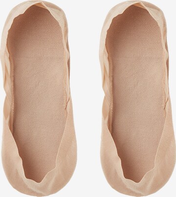 CALZEDONIA Ankle Socks in Beige: front