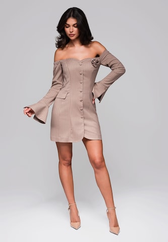 Ombre Cocktailjurk 'Lusia' in Beige