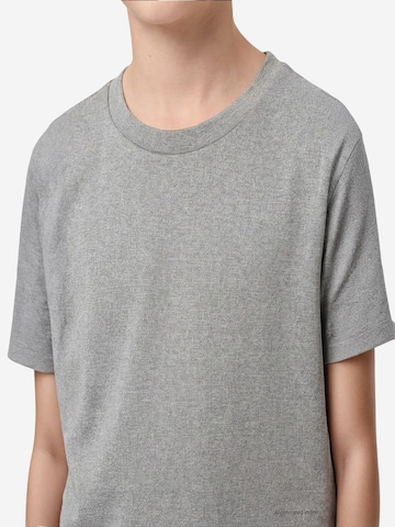 T-Shirt 'TOMMY Herren-T-Shirt Aus Baumwolle Und Elasthan' Tommy Life en gris