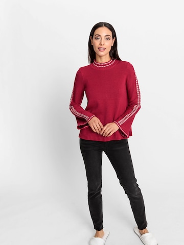 heine Pullover in Rot