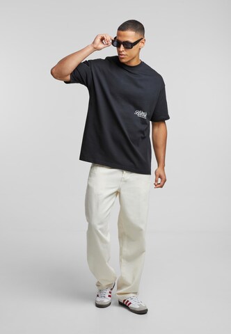 Another Cotton Lab Shirt 'Live in Balance' in Black