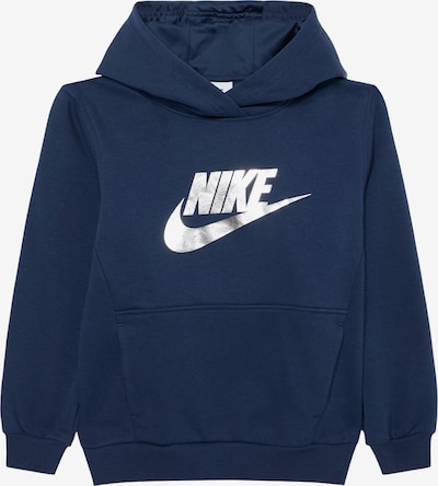 Nike Sportswear Sweater majica 'CLUB FLC' veličine 122-128 u mornarsko plava / srebrno siva, Pregled proizvoda