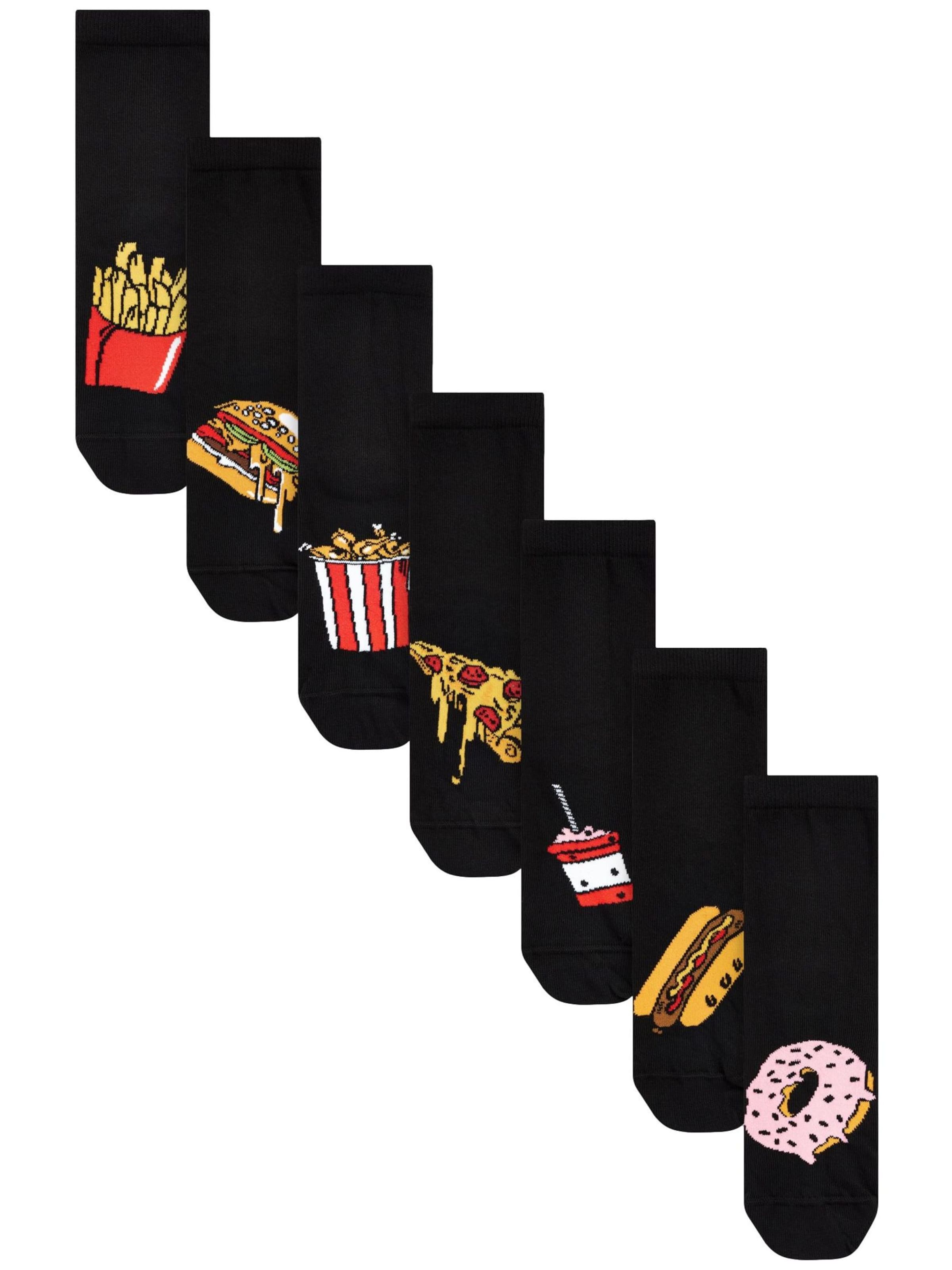 Next Socks in Black: front