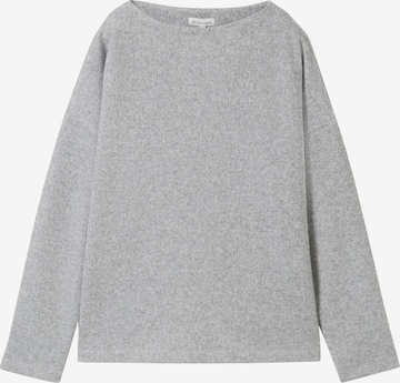 Sweat-shirt TOM TAILOR en gris : devant