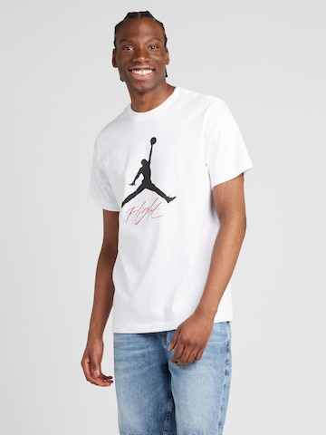 T-Shirt 'JUMPMAN FLIGHT' Jordan en blanc : devant