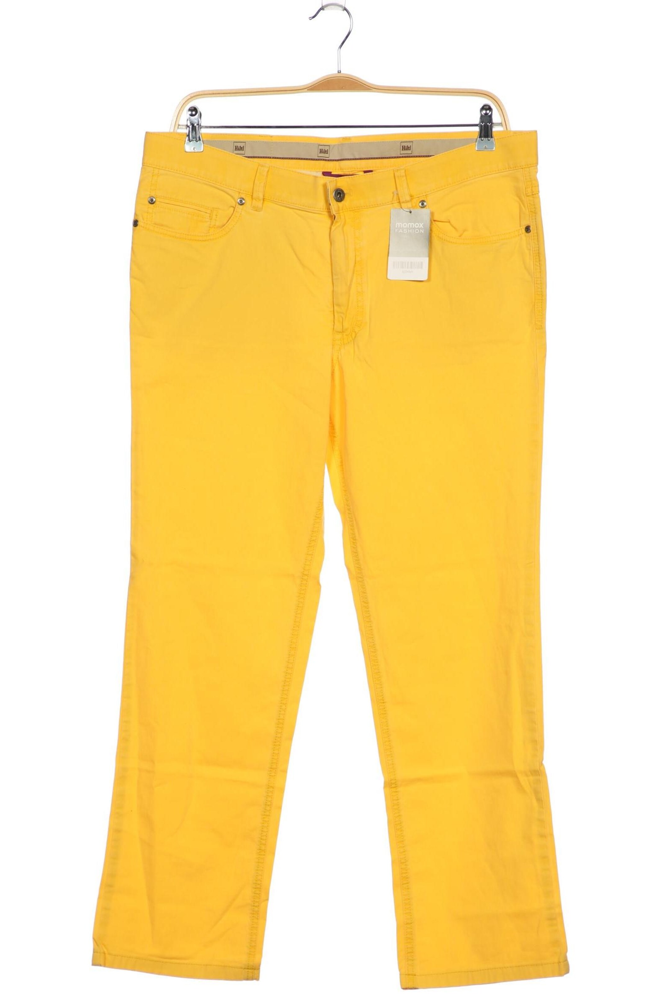 Hiltl Pants in 38 in Yellow: front