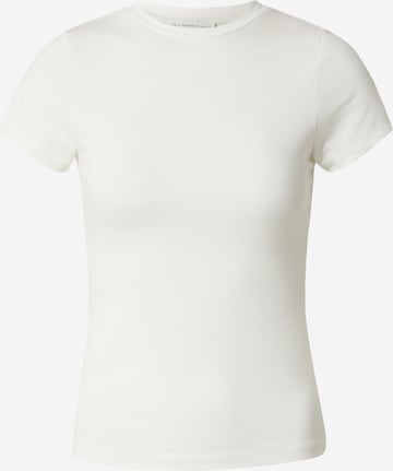 T-shirt 'BABY TEE' The Base Theory en blanc : devant