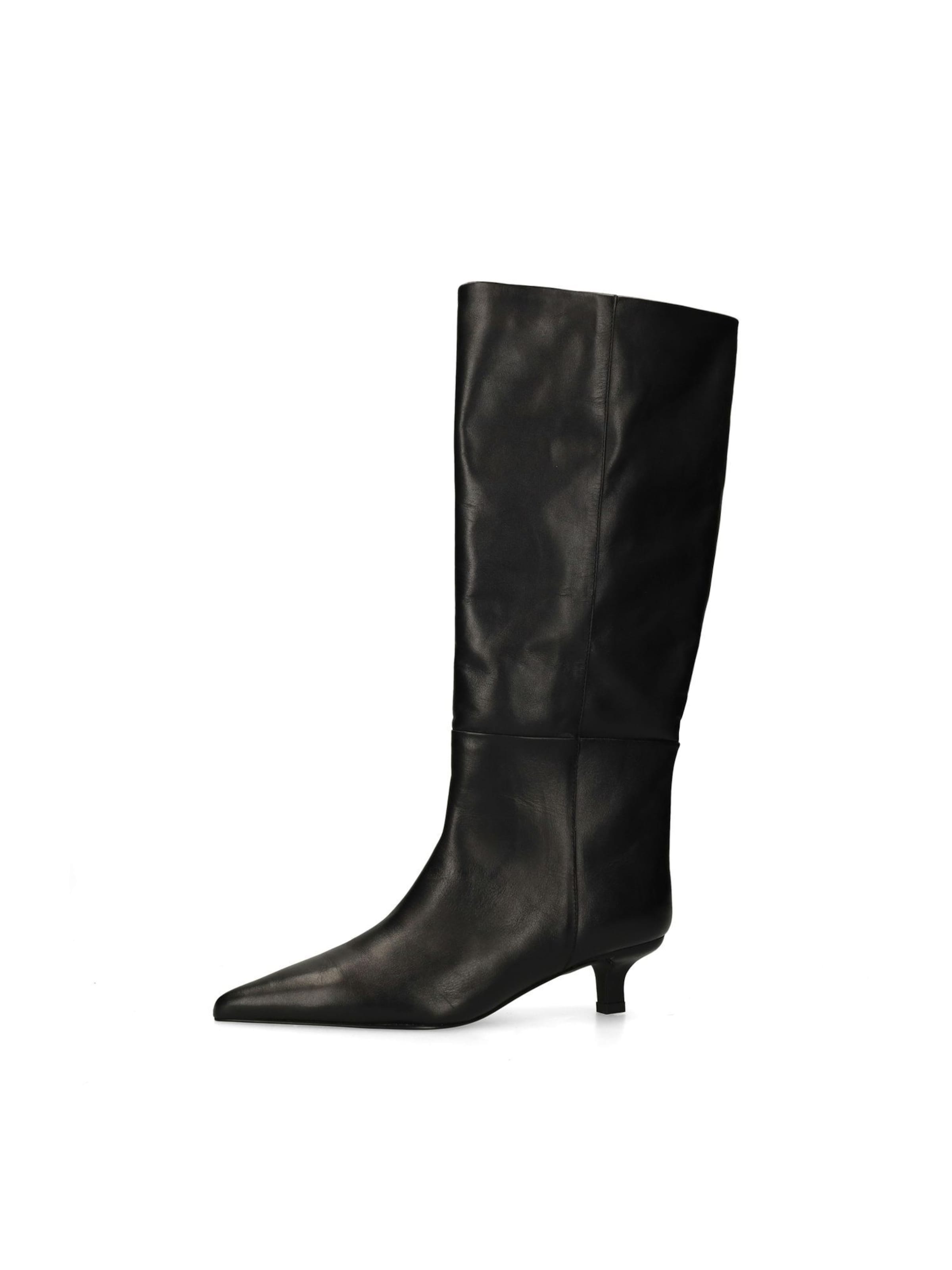 Bottes SACHA en noir : devant